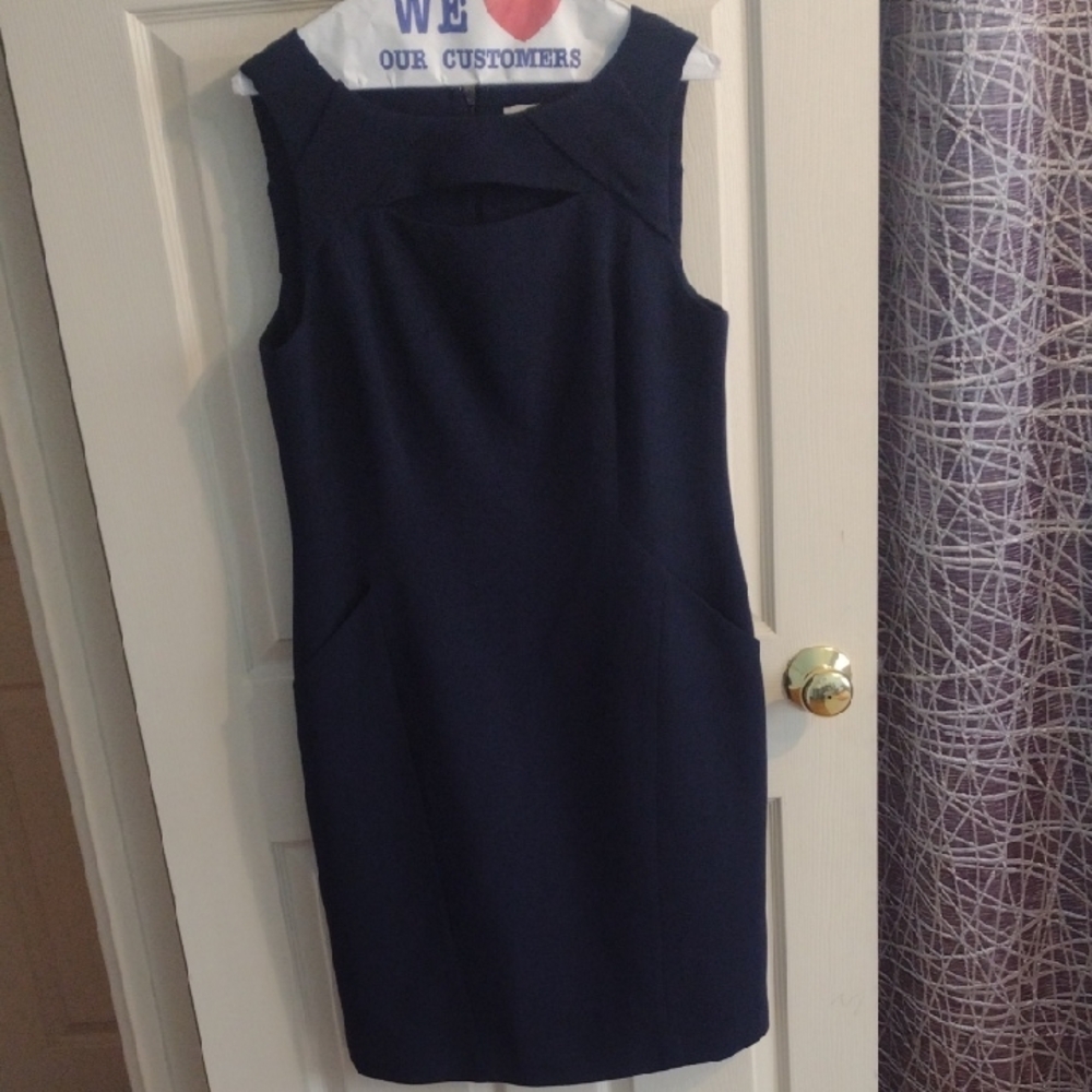 Anne Klein Navy Blue Dress